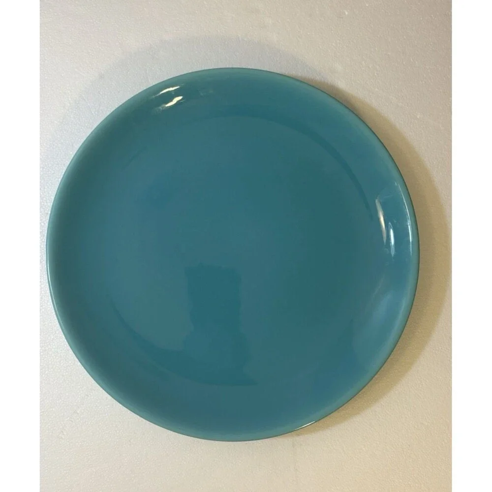 Vtg Franciscan El Patio Turquoise 14” Chop Plate Serving Platter Gladding McBean